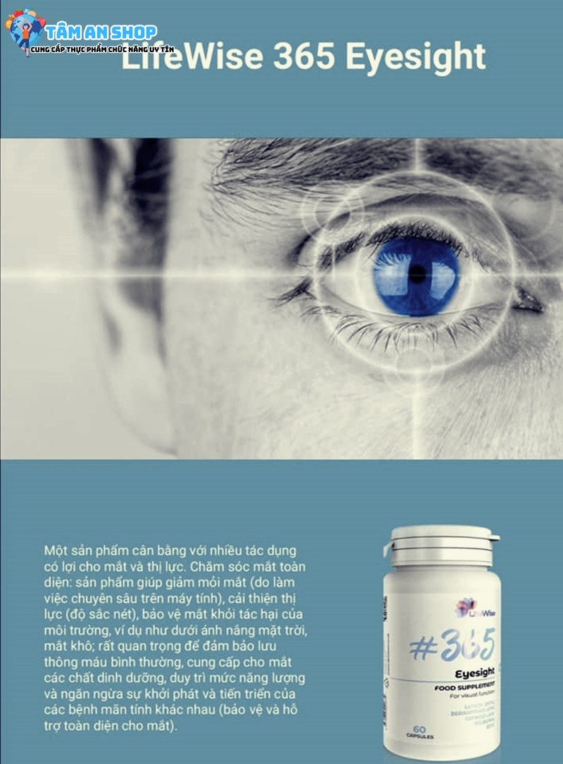 LifeWise 365 Eyesight bảo vệ và hỗ trợ các chức năng thị giác