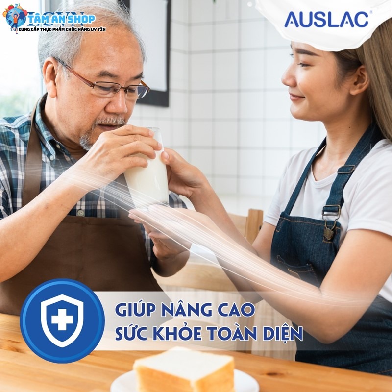 Công dụng của sữa Auslac DLC đối với người ốm yếu