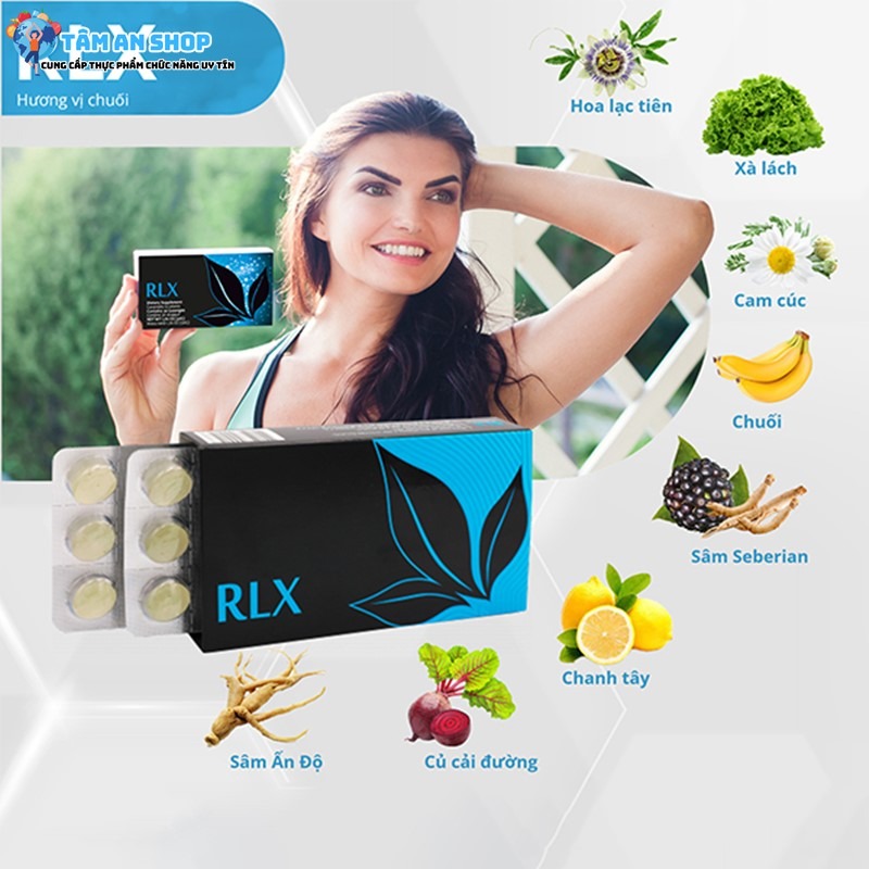 Viên ngậm RLX với nhiều công dụng cho sức khỏe