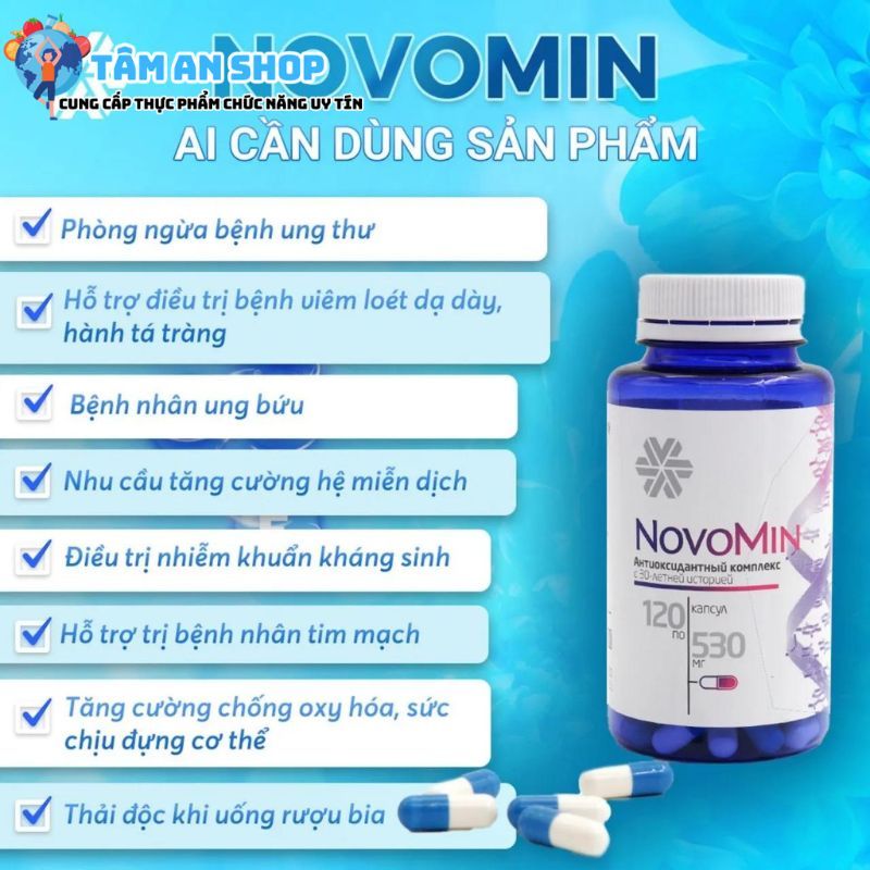 Đối tượng sử dụng Novomin Formula