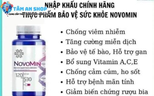 Lợi ích khi uống Novomin Siberian VN