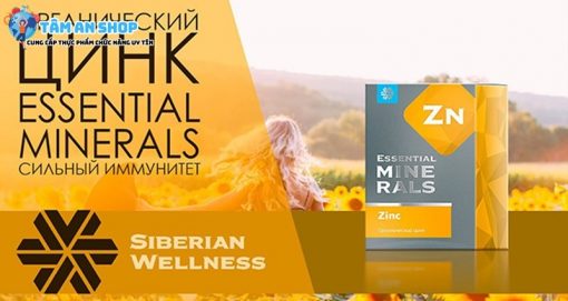 Essential Minerals Zinc Siberian xuất xứ từ Liên Bang Nga