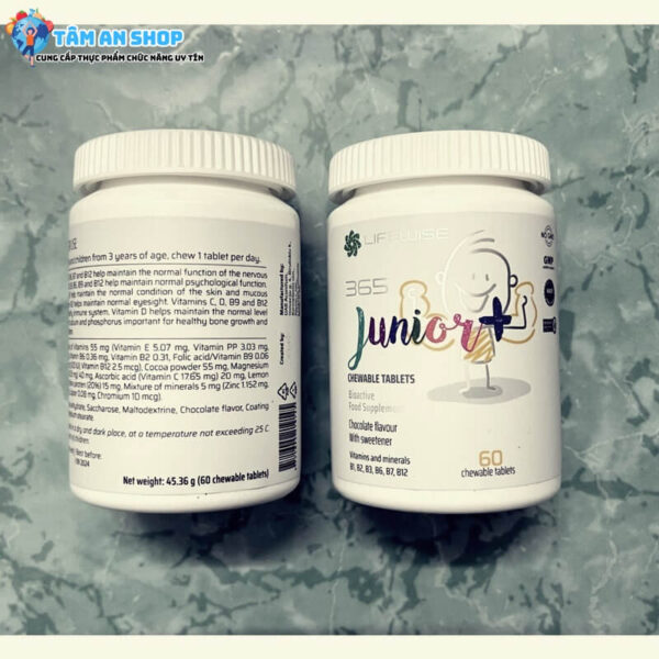 Lifewise 365 Junior+ giảm nguy cơ các bệnh do thiếu hụt vitamin hay khoáng chất