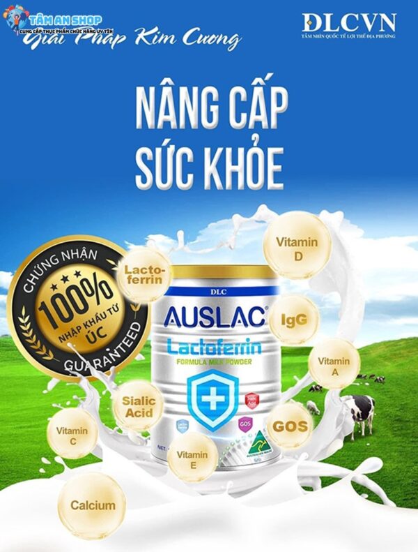 Sữa non Auslac DLC nhiều dưỡng chất
