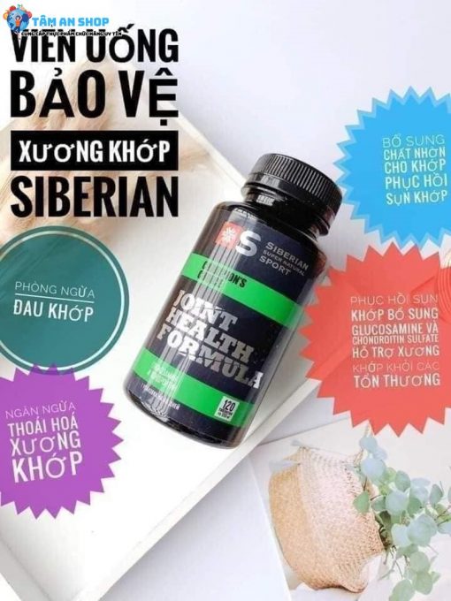 Glucosamine and Chondroitin Siberian với nhiều tác dụng