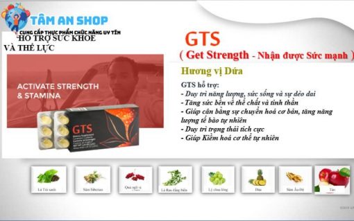 Thành phần chính của viên ngậm GTS