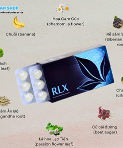 Các thành phần chính có trong viên ngậm RLX