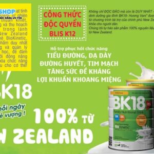 Thông tin về sữa bột BK18