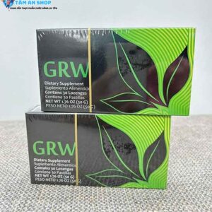 Sử dụng viêm ngậm GRW khi còn nguyên bao bì