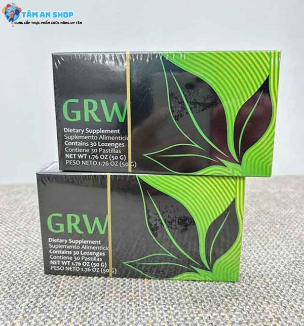 Sử dụng viêm ngậm GRW khi còn nguyên bao bì