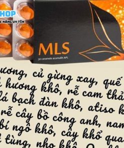 Viên ngậm MLS giảm hấp thu cholesterol xấu