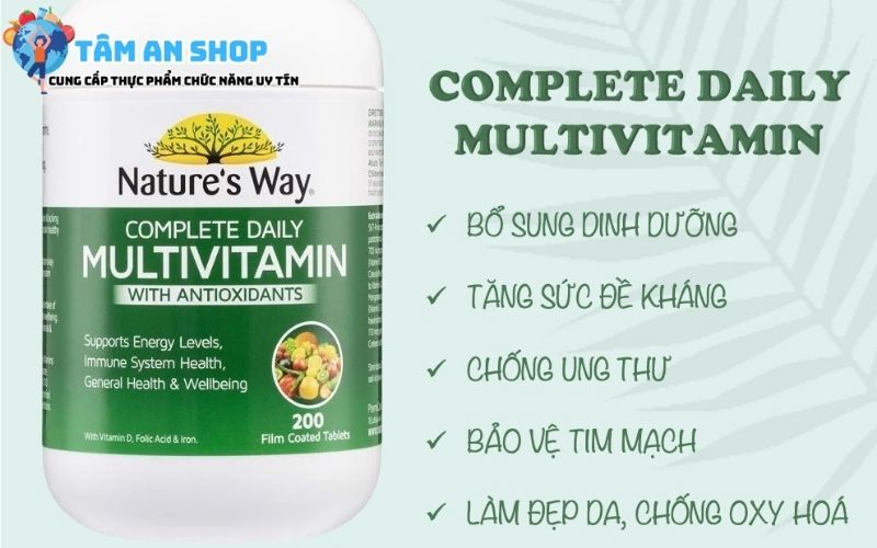Sản phẩm Vitamin tổng hợp Nature’s Way Complete Daily Multivitamin