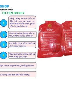 Tác dụng của yến đa phẩm bitney